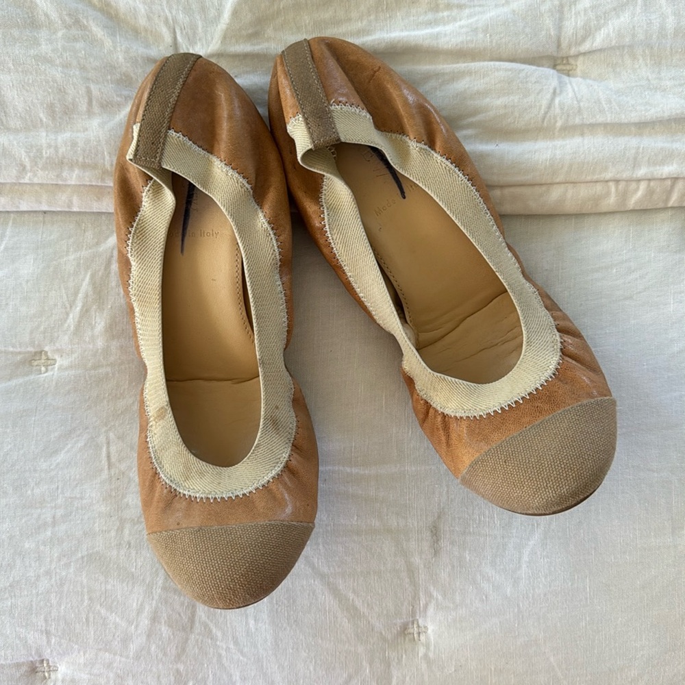 Jcrew ballet flats sz 8